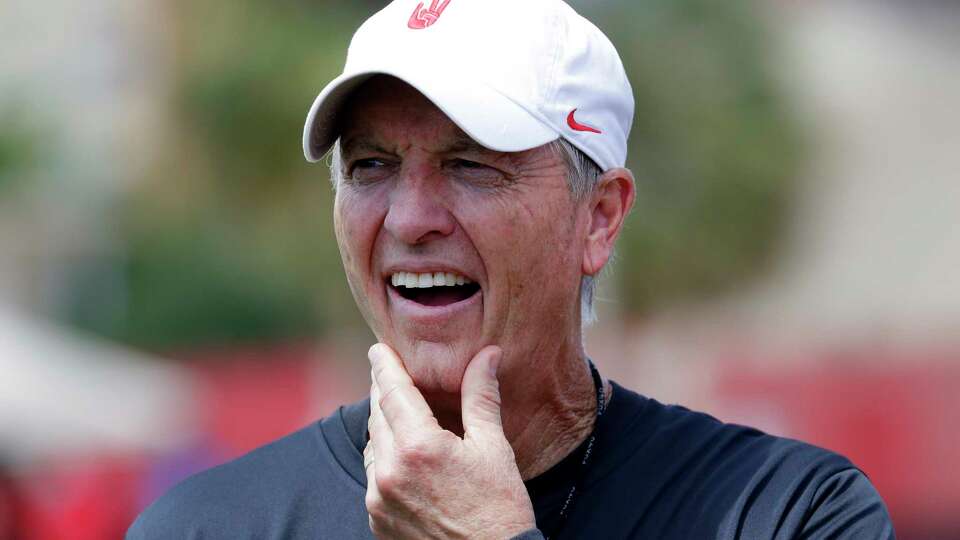 Head coach Willie Fritz during the University of Houston Spring Football game, held at the Carl Lewis International Complex Saturday, Apr. 13, 2024 in Houston.