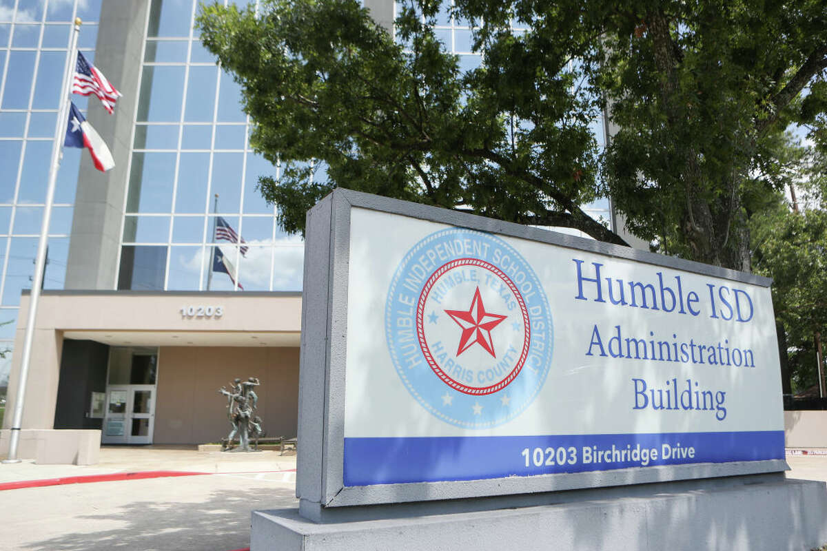 HUMBLE, TEXAS - AUGUST 18: Humble ISD Administration building, Thursday, Aug. 18, 2022, in Humble. (Jason Fochtman/Houston Chronicle via Getty Images)