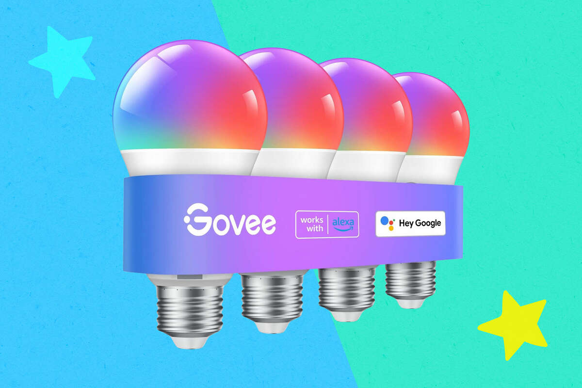 Govee smart bulbs come with more than 16 million color options, connect directly to your home WiFi network and today, you can score a four-pack for $24.99 at Amazon.