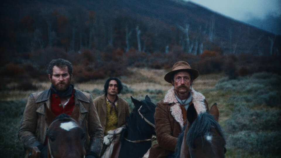 A scene from the Chilean film 'The Settlers'