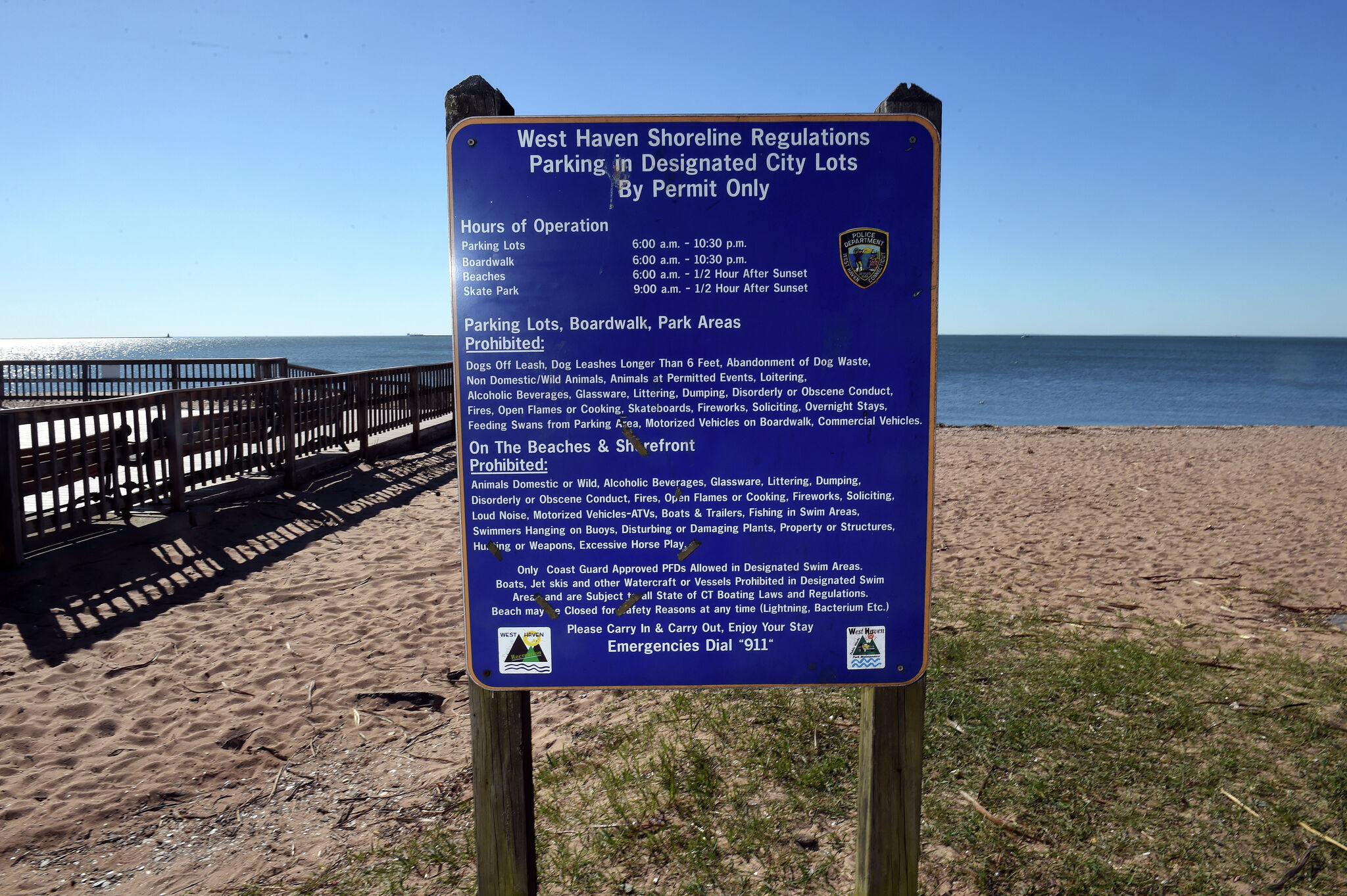 West Haven reports 'quiet' return to beach after early April chaos
