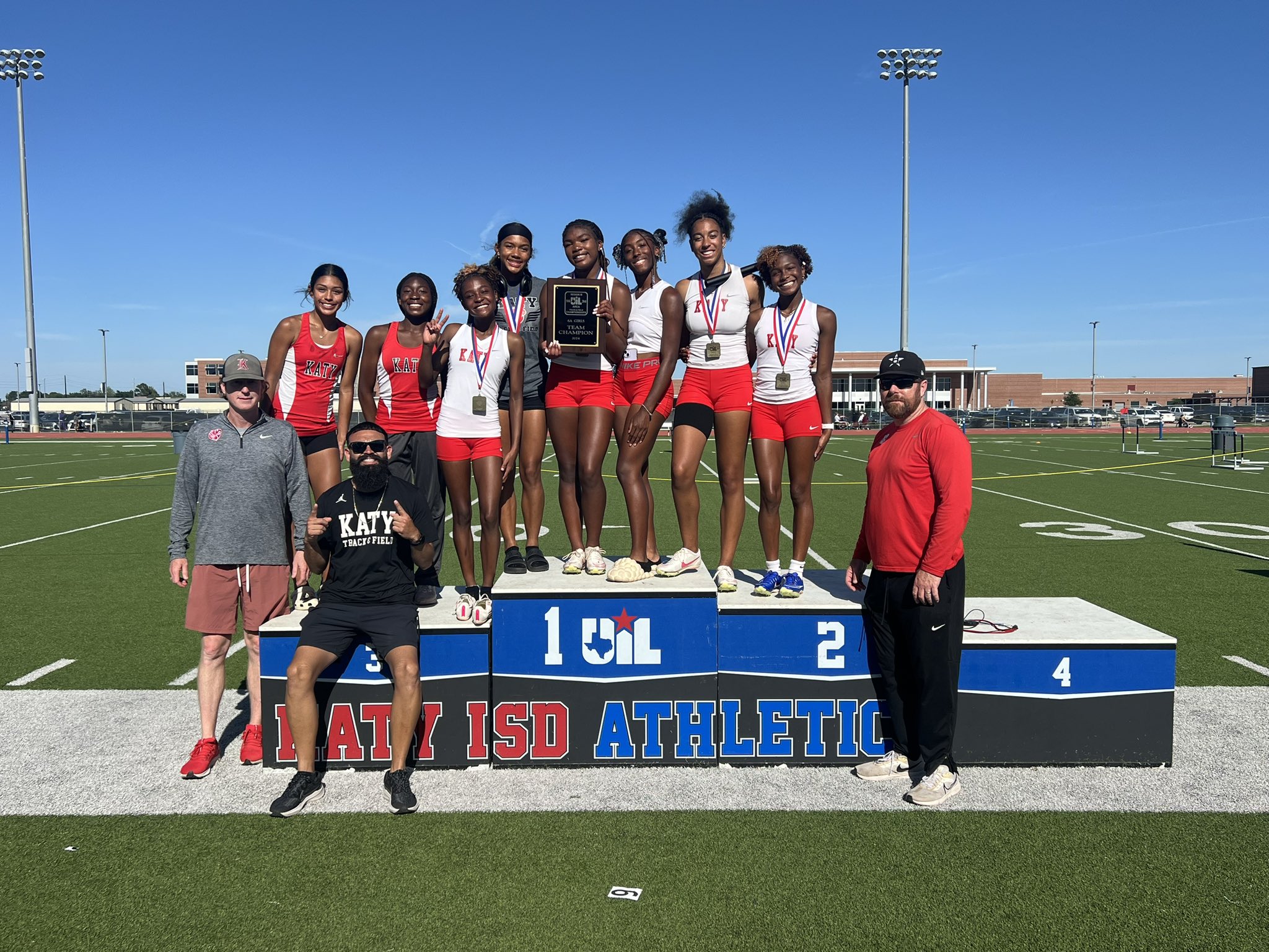 HS track: Katy girls seek records, state spots at regionals