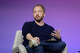 FILE: Dropbox CEO Drew Houston speaks onstage during the Dropbox Work In Progress Conference at Pier 48 on Sept. 25, 2019, in San Francisco.