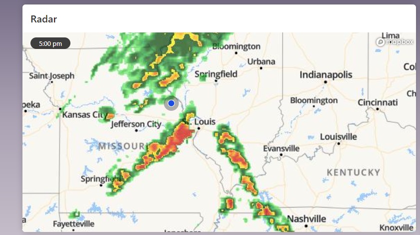 Madison County IL under tornado warning