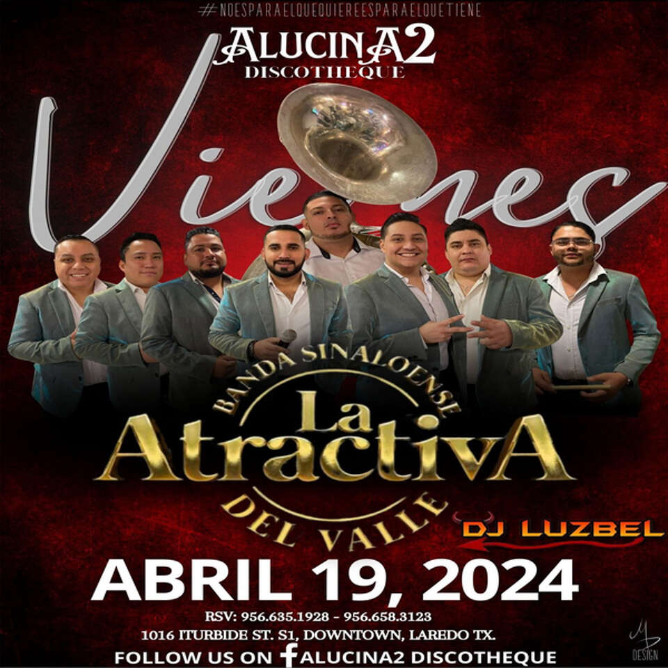 Laredo entertainment calendar for the third weekend of April.