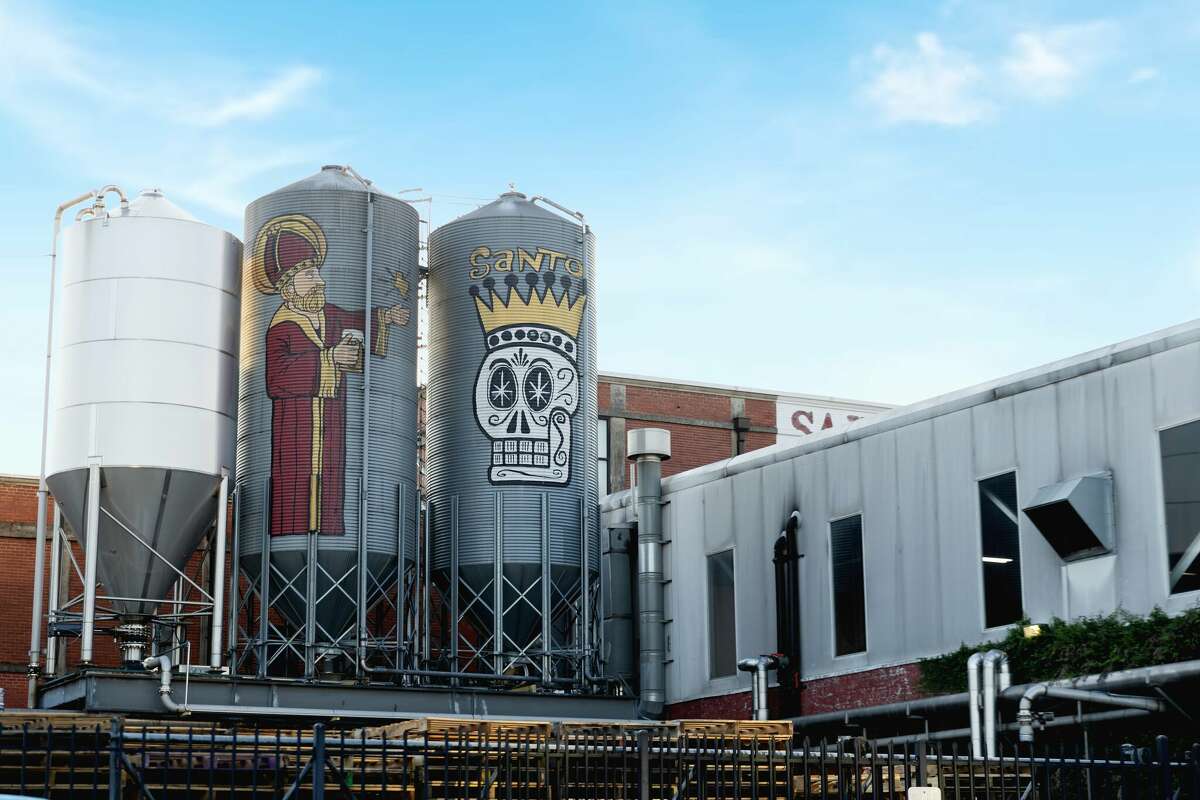 Exterior of the Saint Arnold Brewing Company's campus at 4000 Lyons Avenue in Houston, Texas.