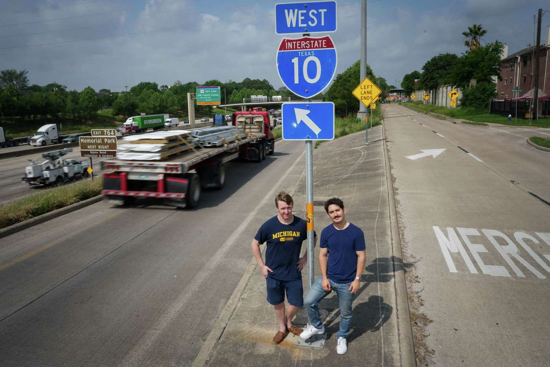 Interstate 10 Texas Sign