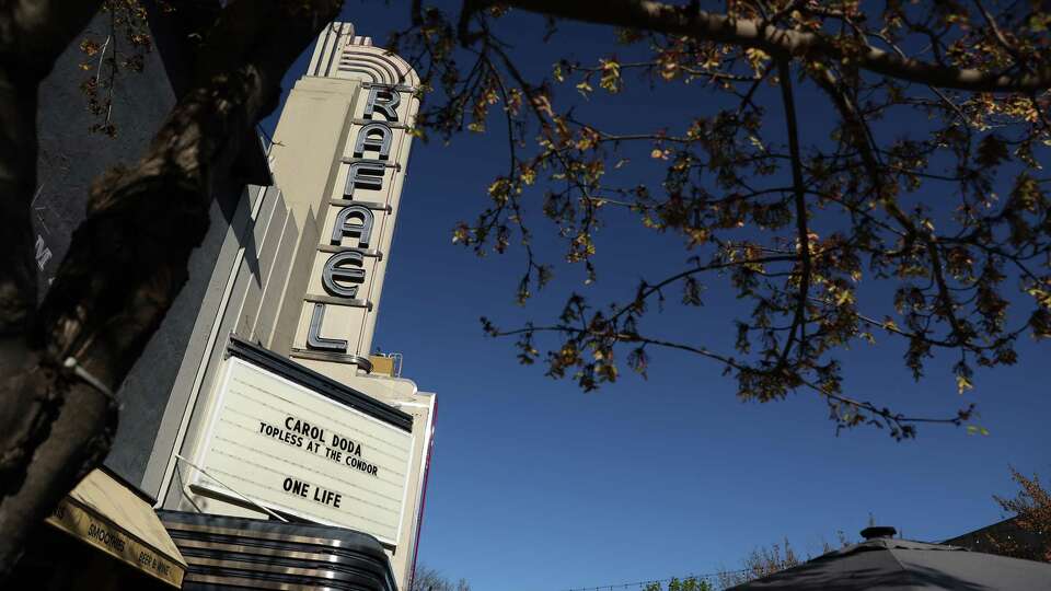 Exterior of Smith Rafael Film Center on 4th Street in San Rafa on Thursday, April 11, 2024.