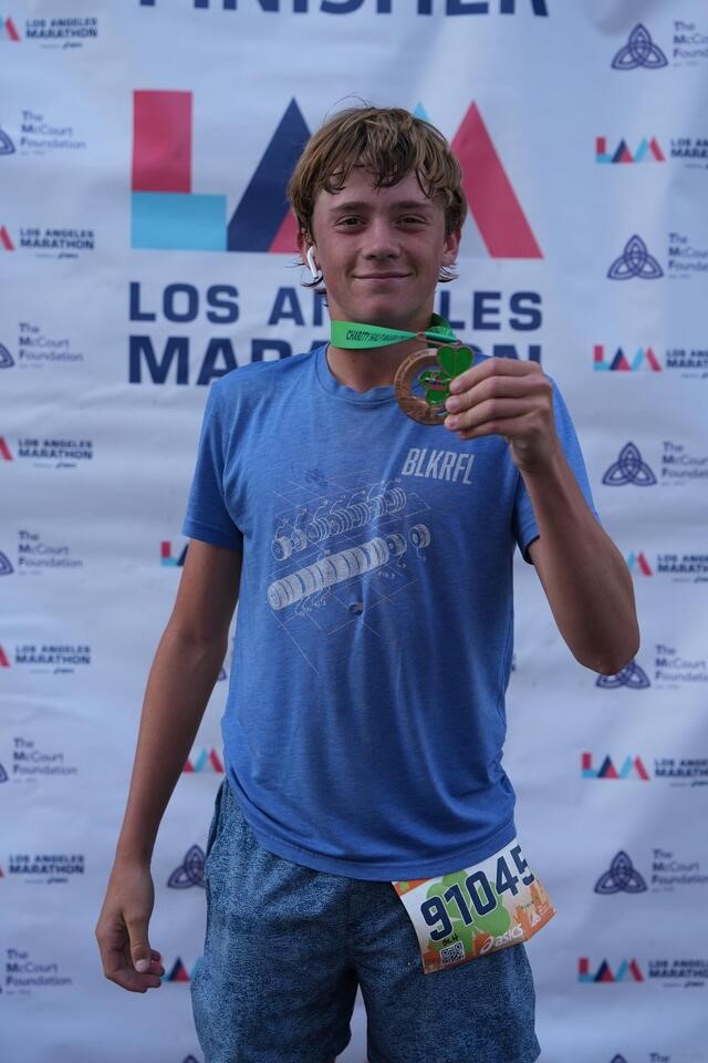 Running: Midland High’s Jackson Earl 3rd At La Charity Half Marathon