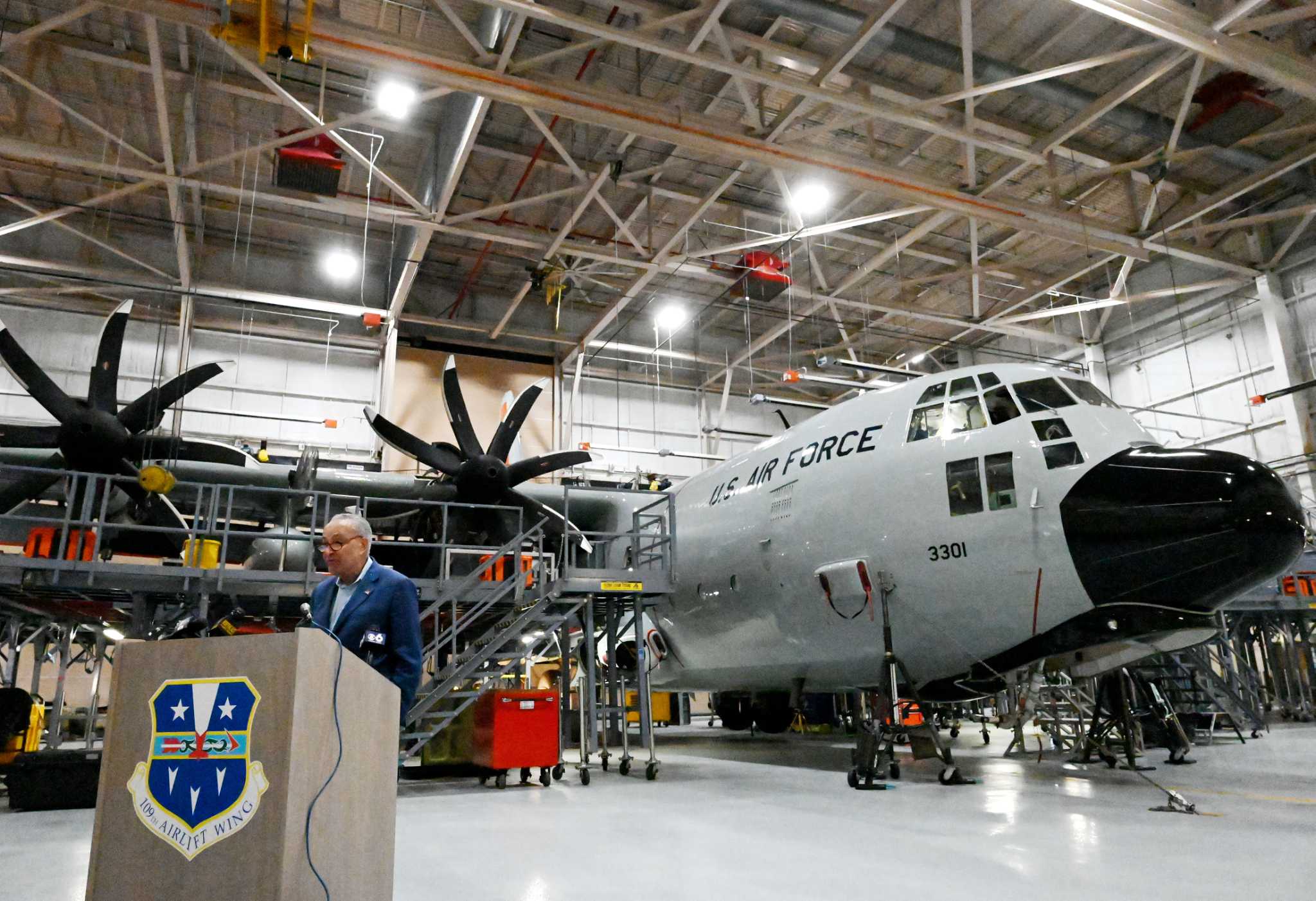 Schumer urging Air Force to fund two new Skibird planes for Stratton