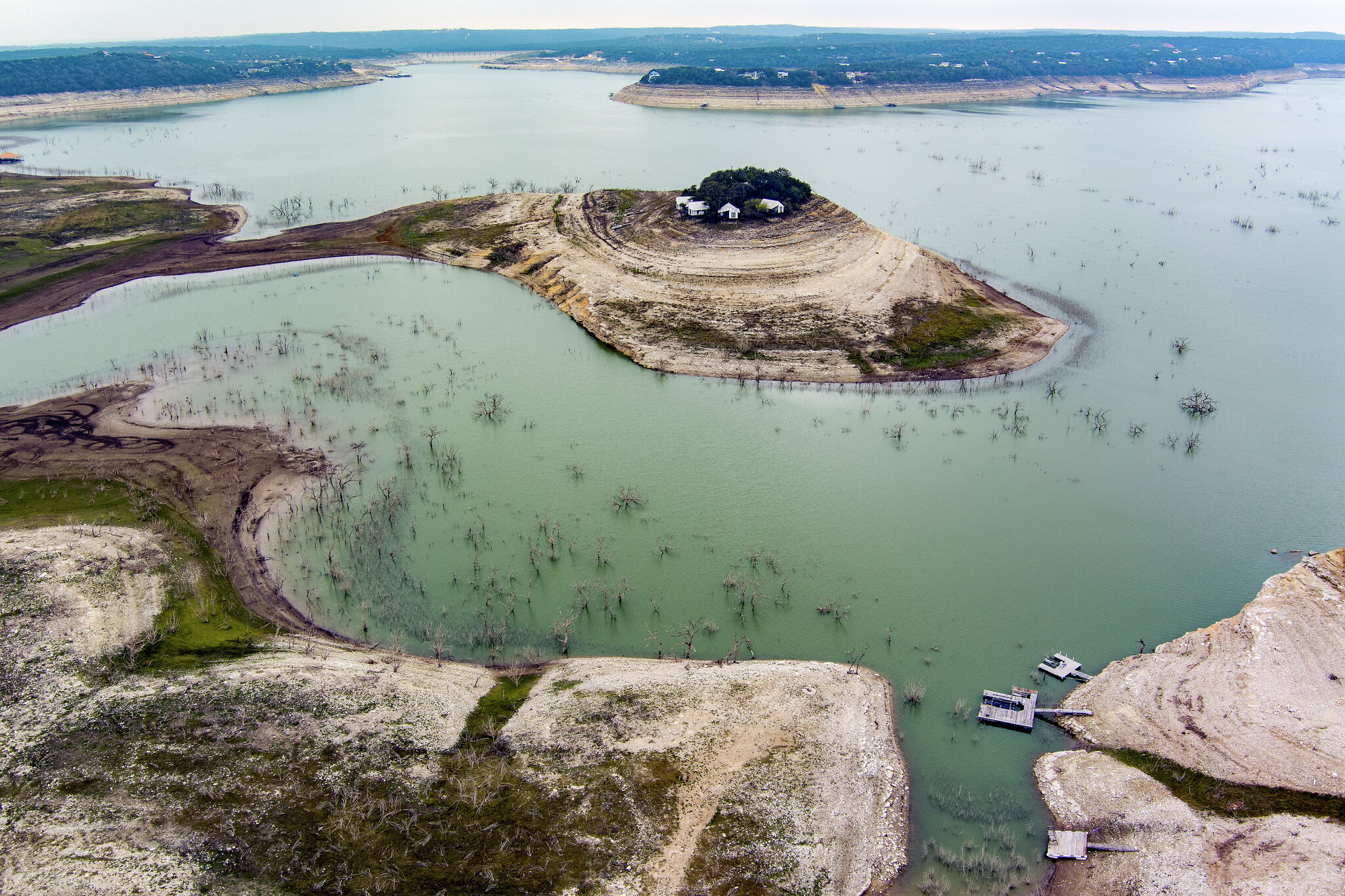 Medina Lake drops to record low as Texas' drought lingers