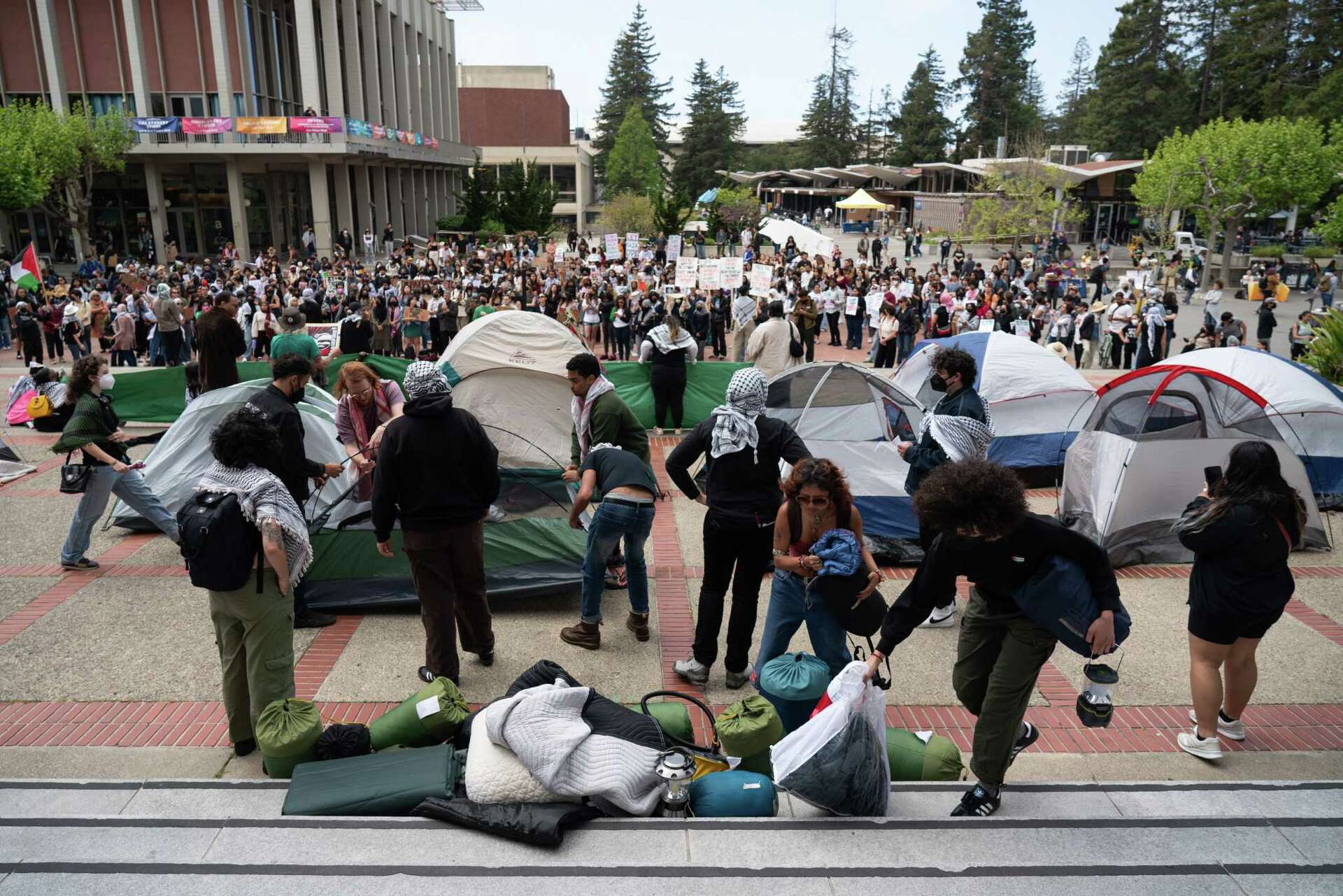UC Berkeley protesters demand divestiture from Israel-linked companies