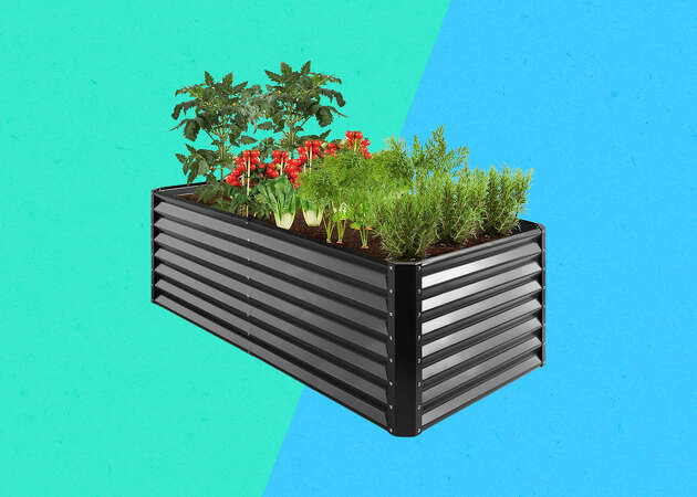 This metal raised bed is just $79.99 right now on Amazon — that's 38% off the usual price. 