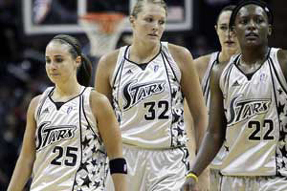 Veteran Becky Hammon (25) and rookie Jayne Appel (32) are under contract with the Silver Stars. Late-season pickup Ashley Battle (22) is an unrestricted free agent.