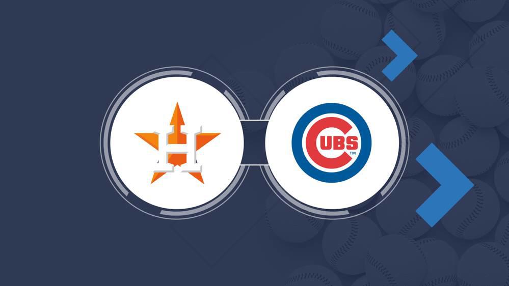 Astros Vs. Cubs Tv Channel And Live Stream Info - April 25