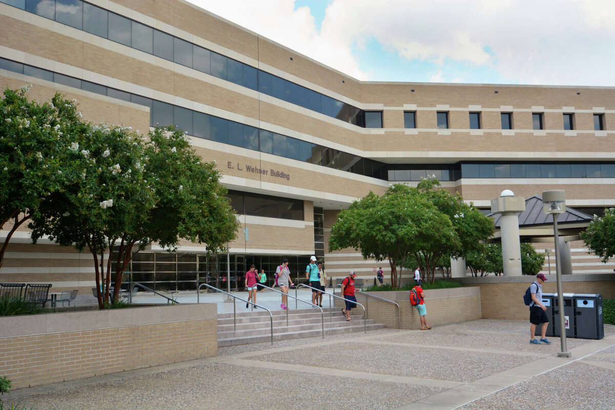 The E.L. Wehner Building, part of the Mays Business School at Texas A&M University in College Station.