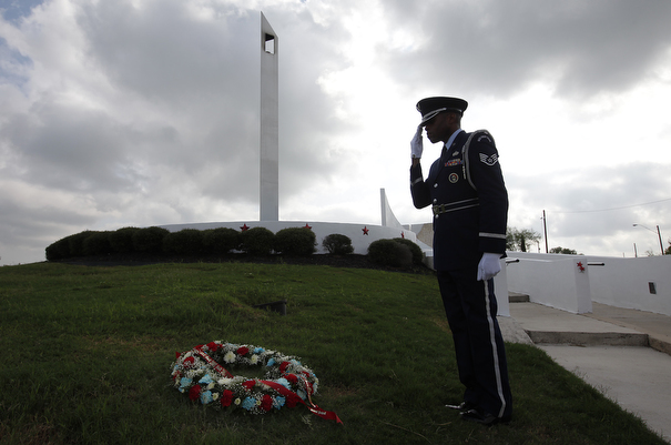 Ceremony at S.A. 9/11 Memorial