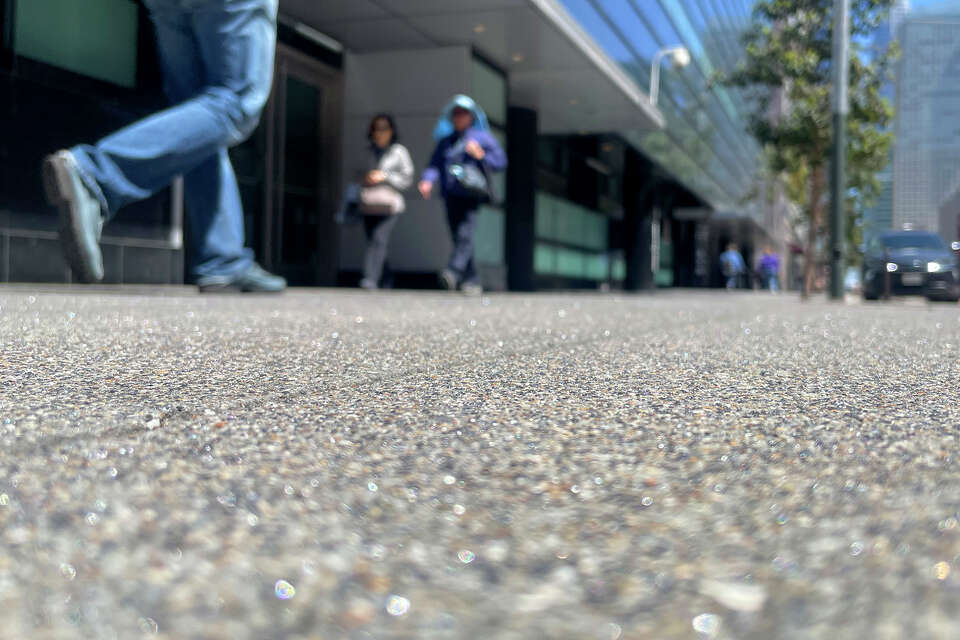 The mystery of San Francisco's sparkling sidewalks