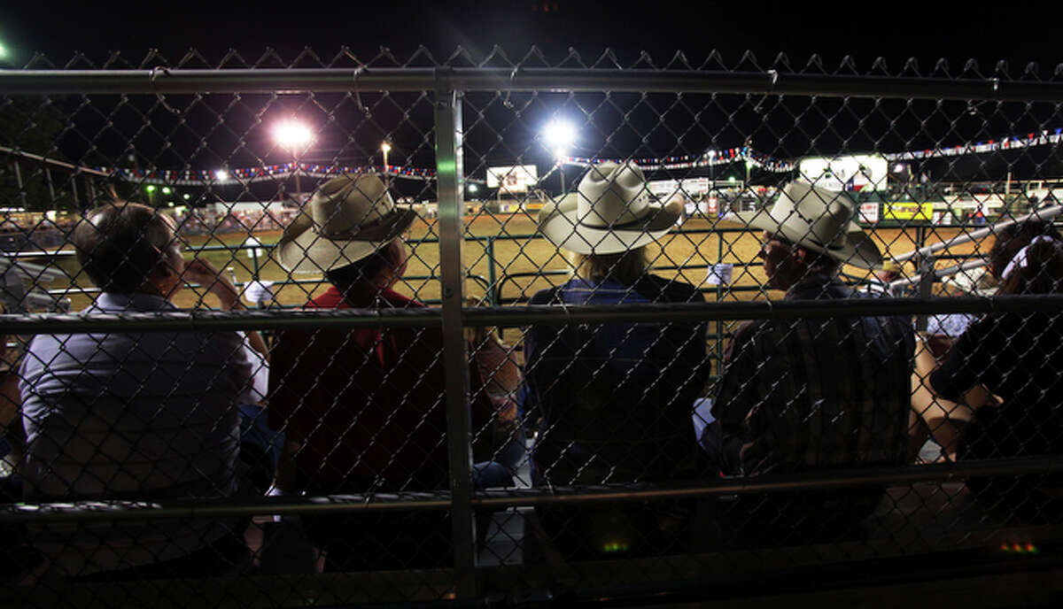 Comal County Fair at night