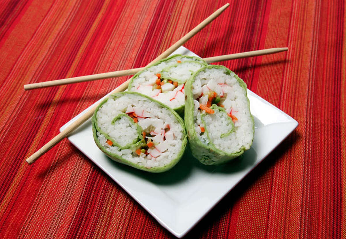Sushi In Tortillas