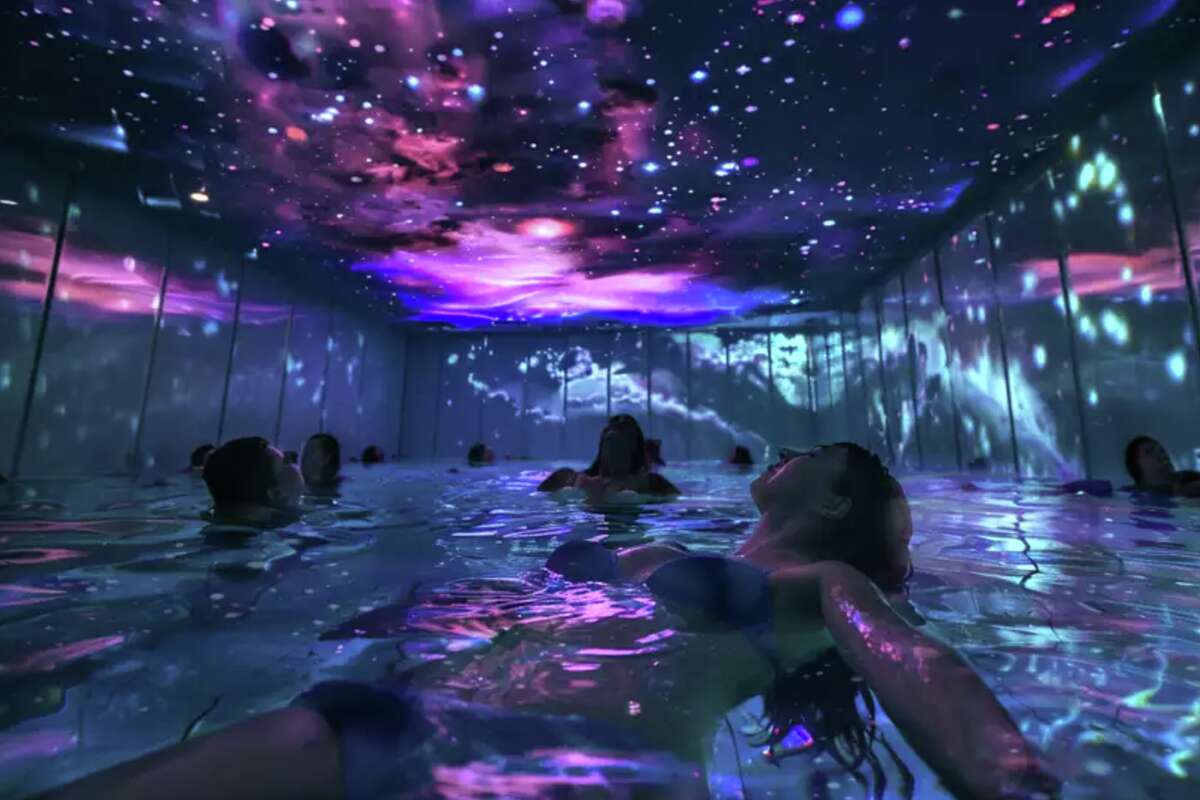 A rendording of Submersive, a new immersive at and spa experience headed to Austin.