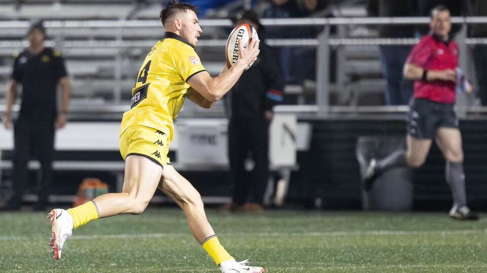 Christian Dyer of the Houston SaberCats moves upfield against the Seattle Seawolves during their Major League Rugby fixture March 22 at Starfire Stadium.