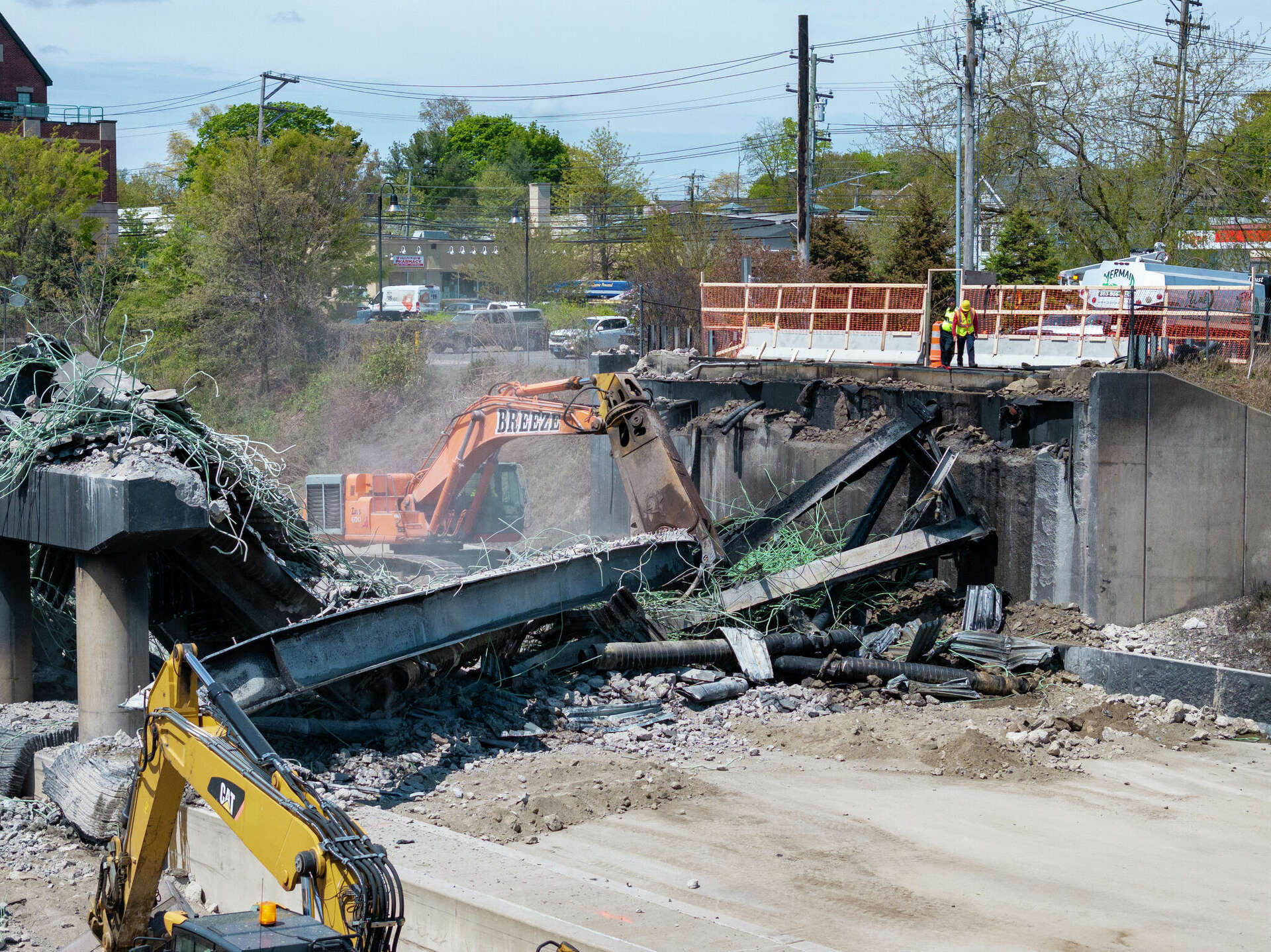 Photos: Fairfield Ave. bridge over I-95 in Norwalk demolished
