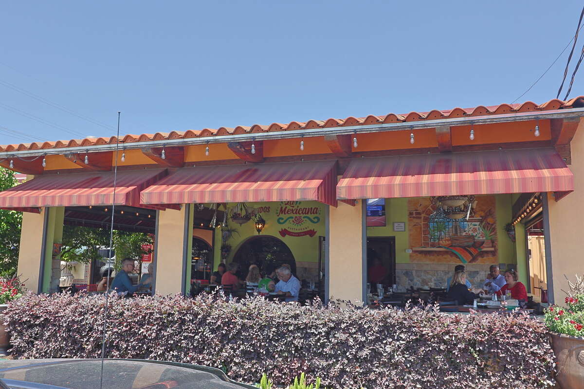 Exterior of La Mexicana Restaurant in Houston, Texas.