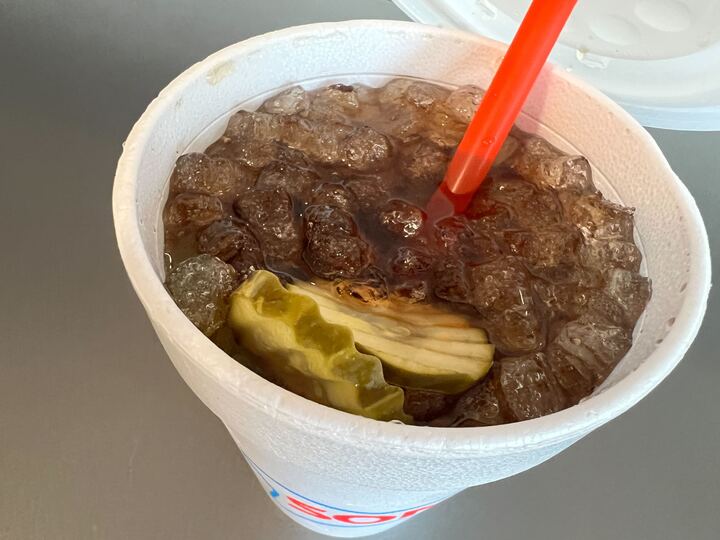 Testing the viral TikTok Sonic pickle in soda trend in Texas