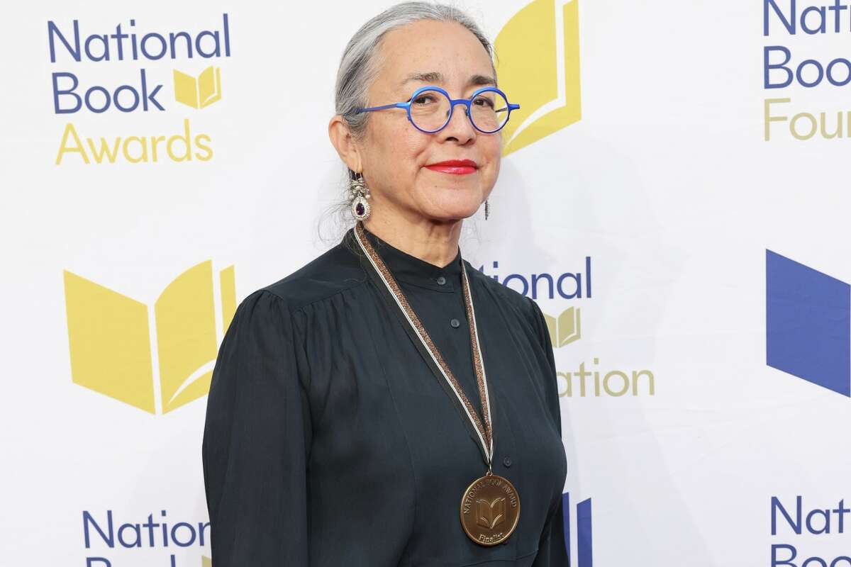 Cristina Rivera Garza attends the 74th National Book Awards on November 15, 2023 in New York City.