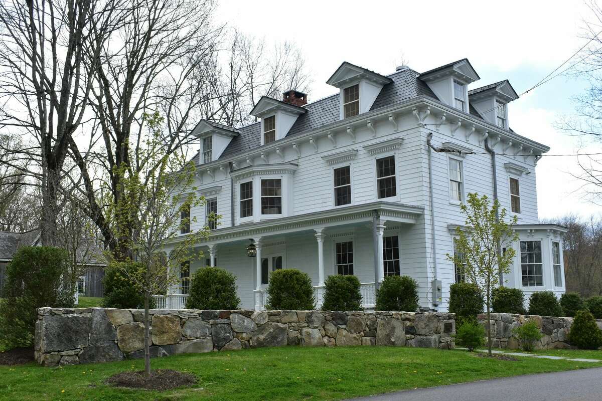 A Taconic Road house in Greenwich, Conn., listed for sale in March 2024 for more than $3.2 million. In April, new listings jumped 12 percent in Greenwich, which with an 8 percent statewide bump gives some real estate experts hope that buyers will be able to find properties fitting their needs and budget.