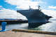 The USS Hornet, an aircraft carrier converted into a maritime museum, is moored in Alameda, Calif.