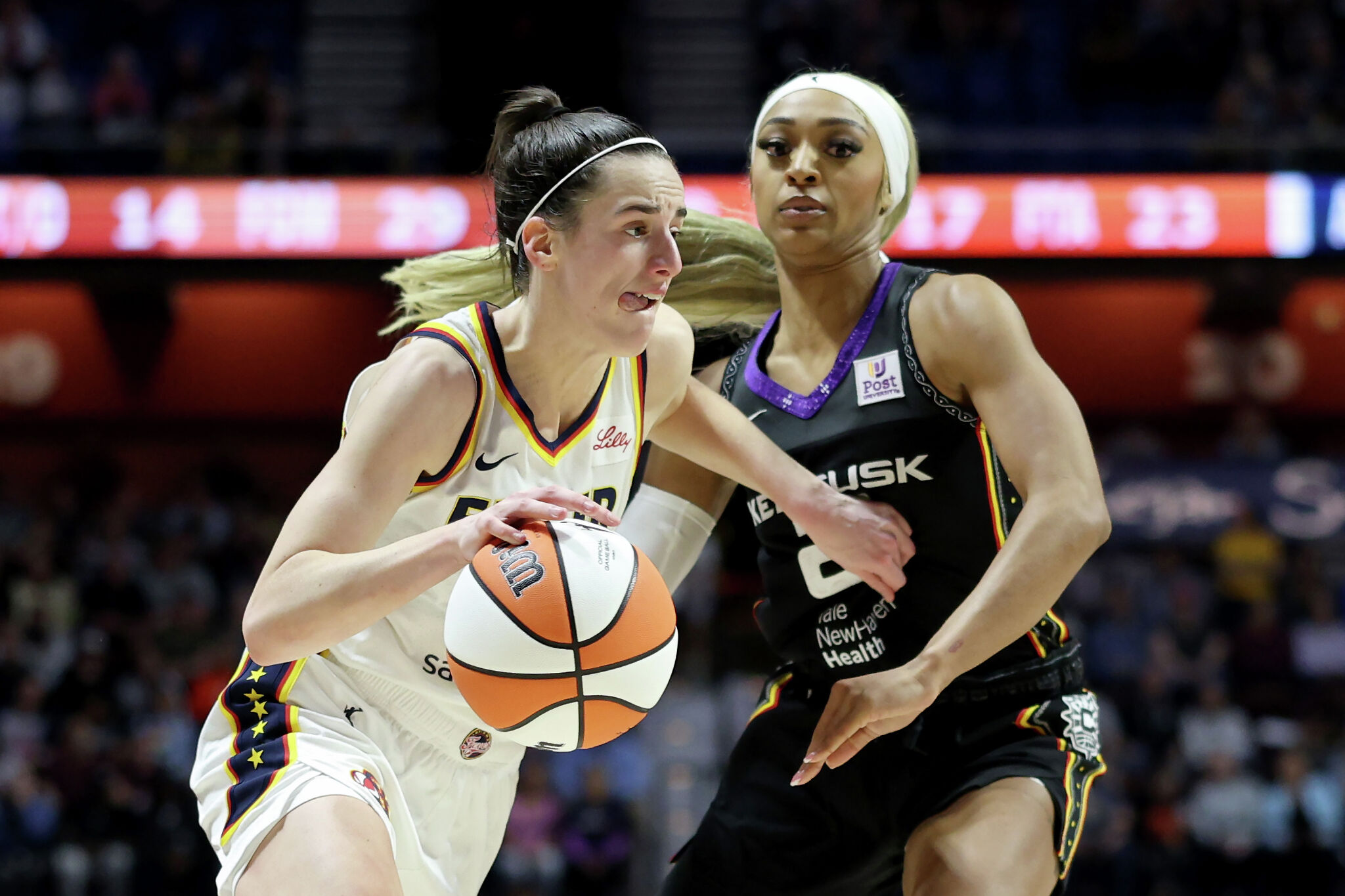 CT Sun welcome Caitlin Clark to WNBA with physical defense