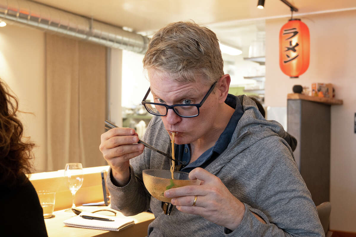 Drew Magary at Noodle in a Haystack in San Francisco Calif., May 7, 2024.