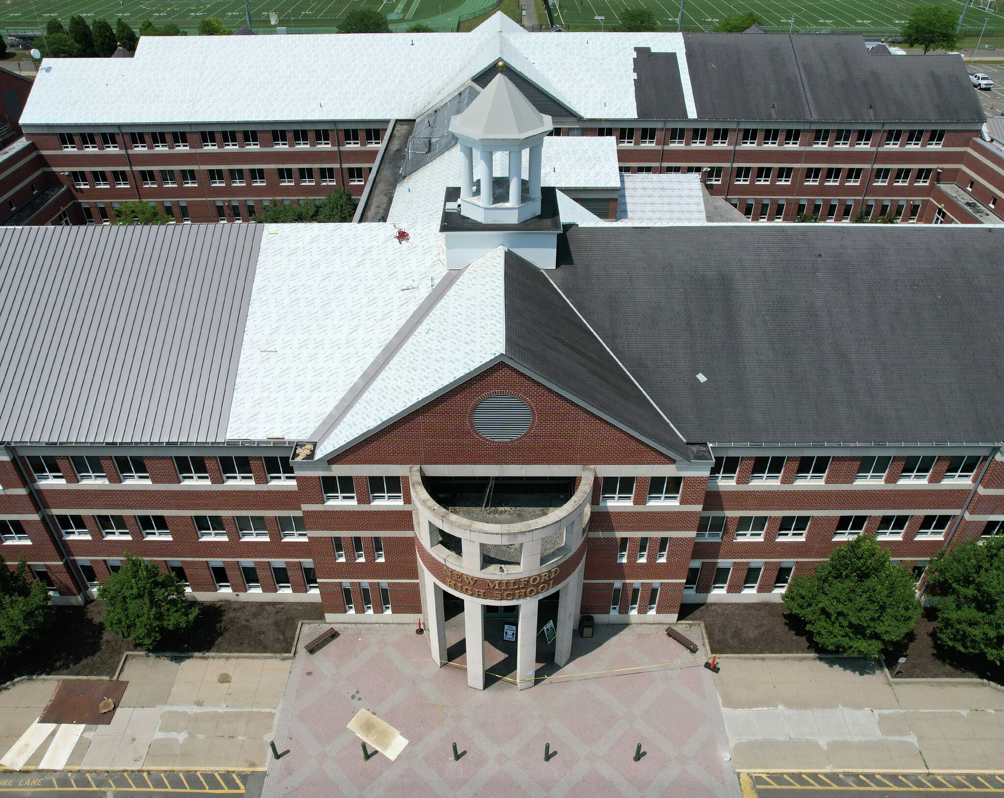 Contractor: Leaks in roof of New Milford High School traced to cupola - Vimarsana News