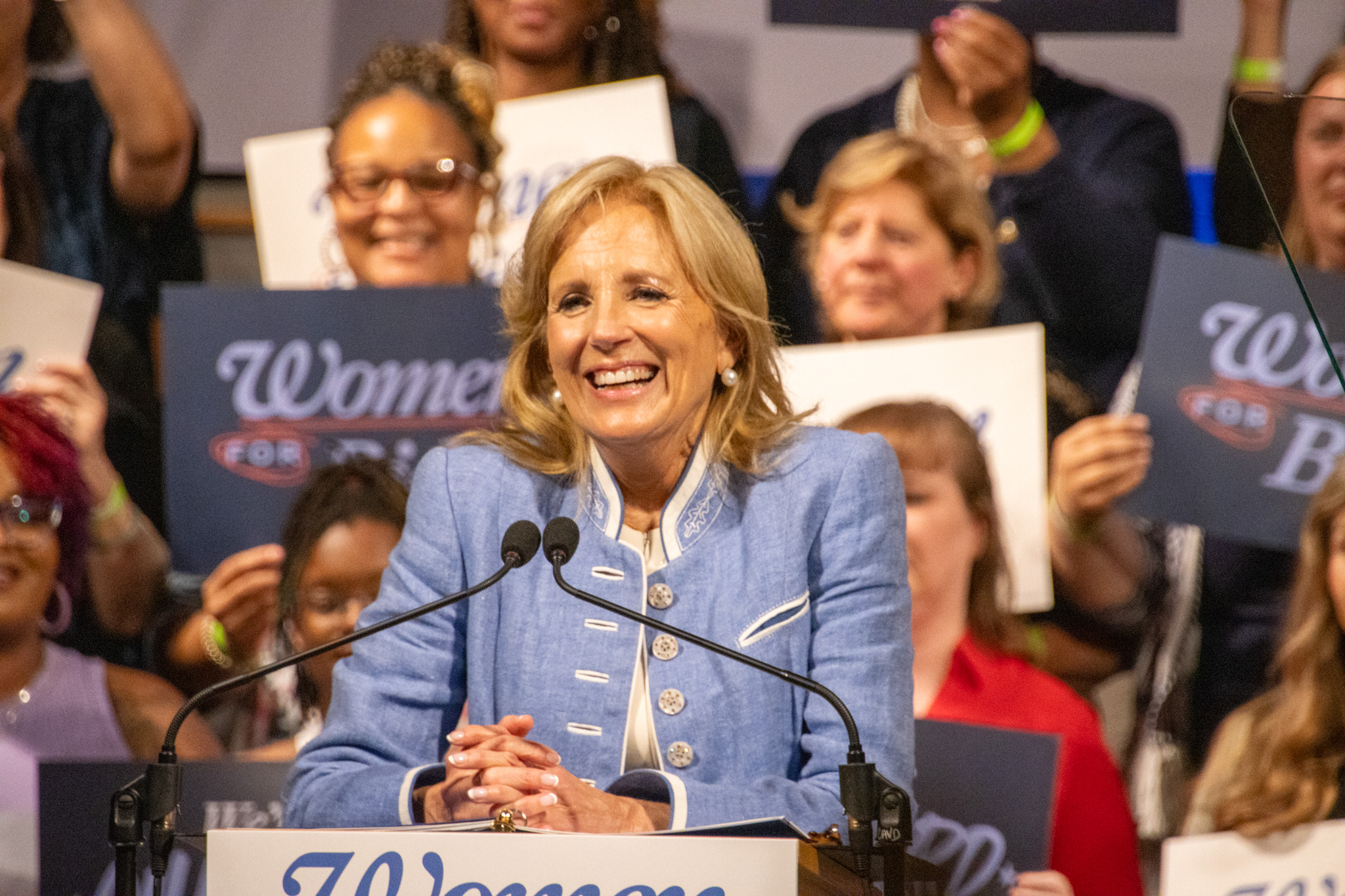 First Lady Jill Biden rallies women at Midland campaign event - Vimarsana News