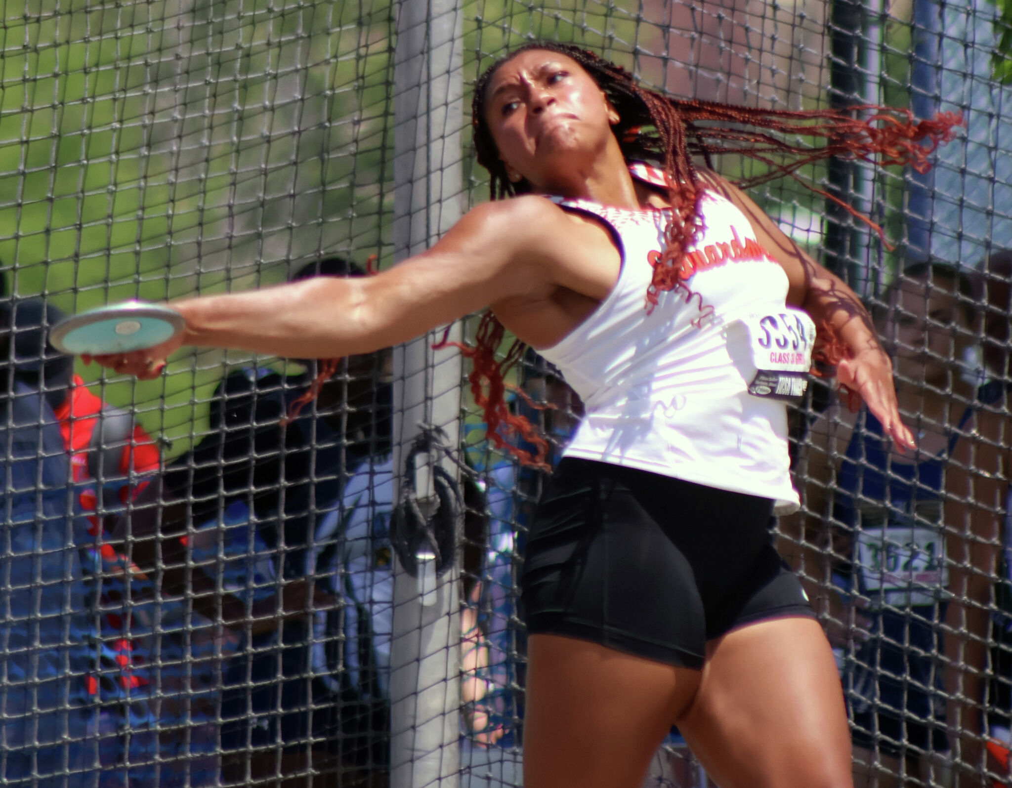 Edwardsville’s Joi Story wins Class 3A discus state title