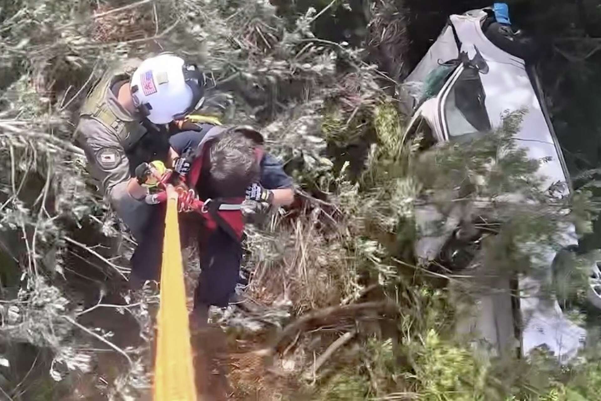 Man Rescued After Driving Off Cliff On Highway 1 In Sonoma County