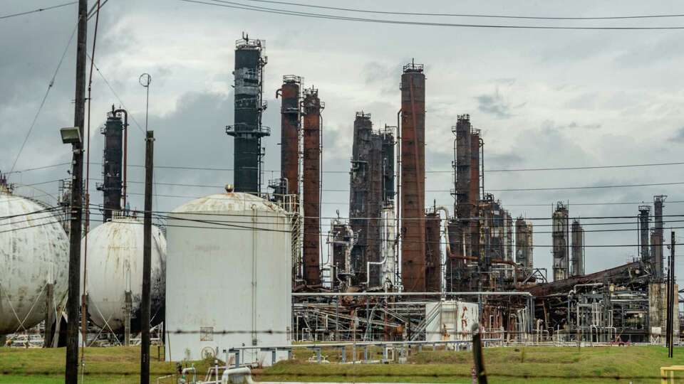 The TPC Group plant as seen from FM 366. Port Neches residents are still living with the results of the TPC Group plant explosion one year later. Friday, Nov. 27, marked one year since Port Neches and other surrounding towns in Southeast Texas awoke with a thunderous boom and an orange, glowing sky above their neighborhoods as a chemical plant erupted in flames that burned for the next month. Photo made on November 27, 2020. Fran Ruchalski/The Enterprise