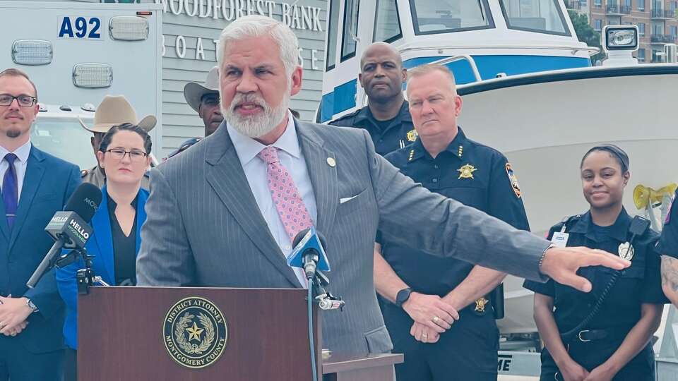 Montgomery County District Attorney Brett Ligon spoke Wednesday during a press conference to urge residents to be vigilant as the 100 deadliest days of summer begines.