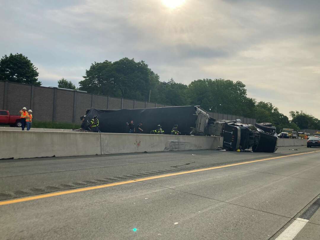 NY Thruway reopened northbound at Albany's Exit 23 after morning crash