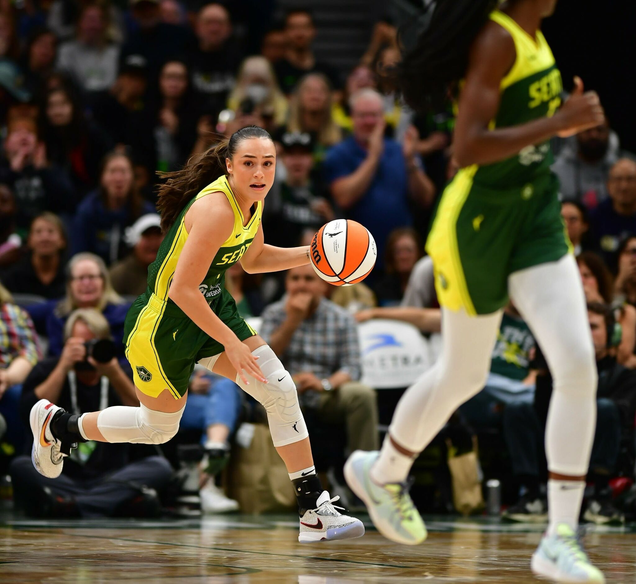 Former UConn star Nika Mühl makes WNBA debut for Seattle Storm