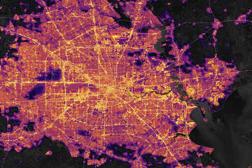 NASA night images show Houston power outage after derecho storms