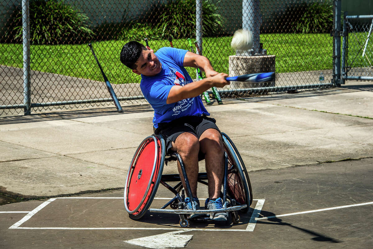 More than 100 wheelchair softball players throughout the state will approach home plate at the Verne Cox Adaptive Recreation Center baseball diamond in Pasadena this weekend for the Wheelchair Wind-Up Softball Tournament.