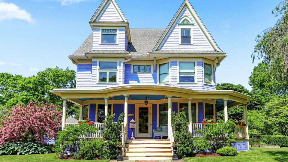 The Queen Anne-style Victorian on 538 Stratfield Road in Fairfield.