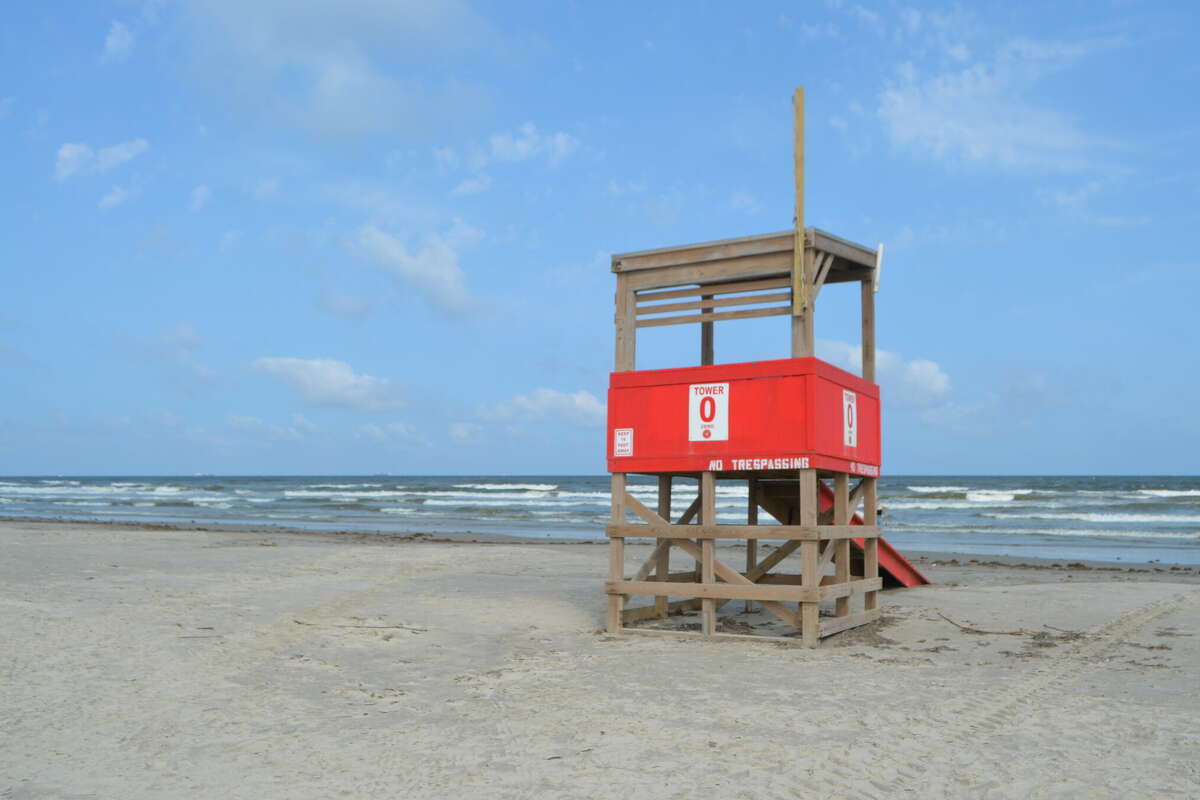 The Port Aransas beach can be crowded, but there's plenty of room to spread out and enjoy the sun.