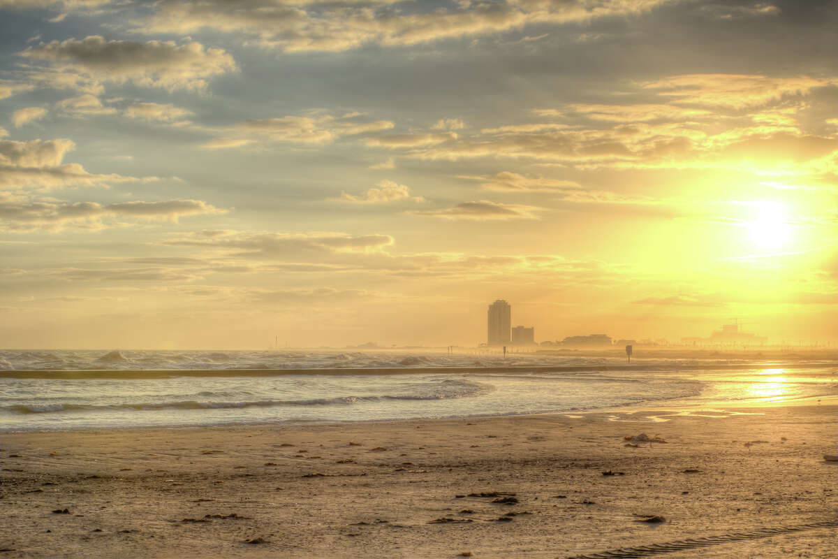 Among other things, Galveston's East Beach is renowned for its spectacular sunsets.