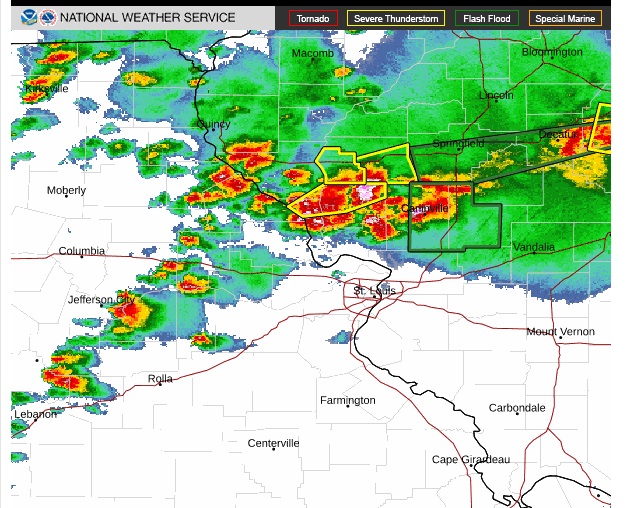 Madison County IL placed under severe thunderstorm watch