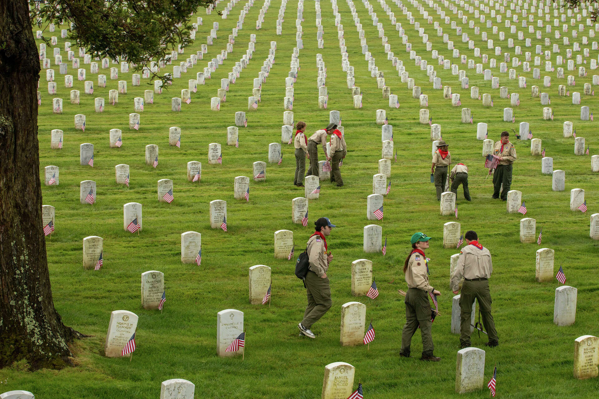 Bay Area Scouts honor fallen troops in Memorial Day weekend tradition