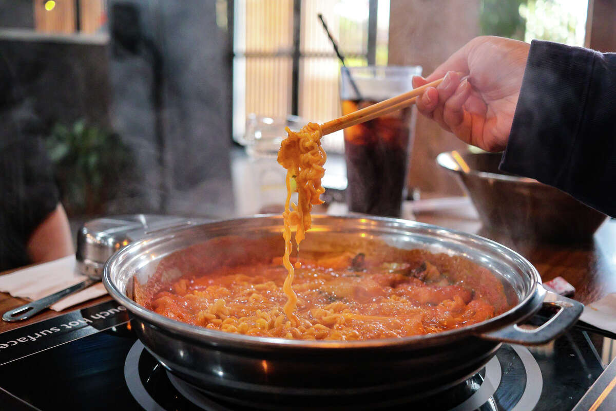 Tteokbokki at Dooki in Houston's Asiatown.